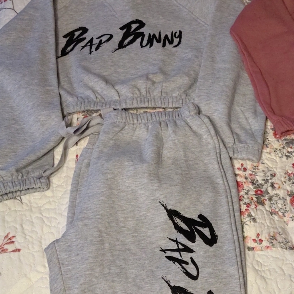 New Crop Top Sweat Suits - Picture 4 of 5